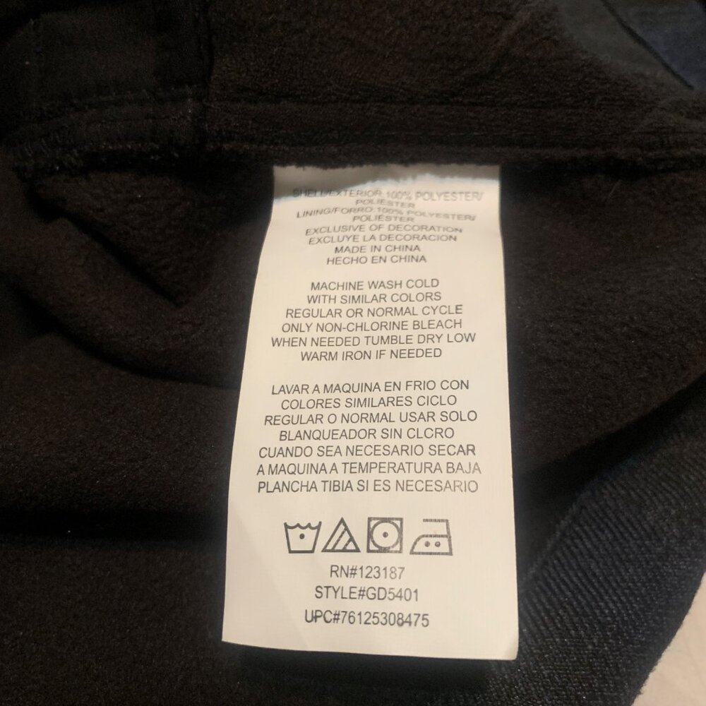 Dickies Mens Jacket 2XL Blue & Black Plaid Hooded Fleece Lining Chore - Picture 9 of 10